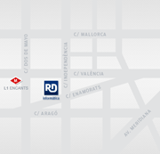 Mapa para llegar a R+D Informática